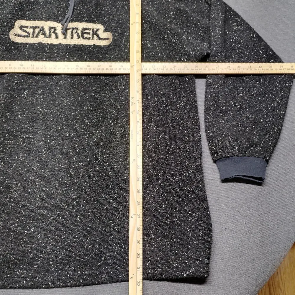 Vintage Star Trek The Experience Las Vegas Hilton Fleece 1/4 Zip USA